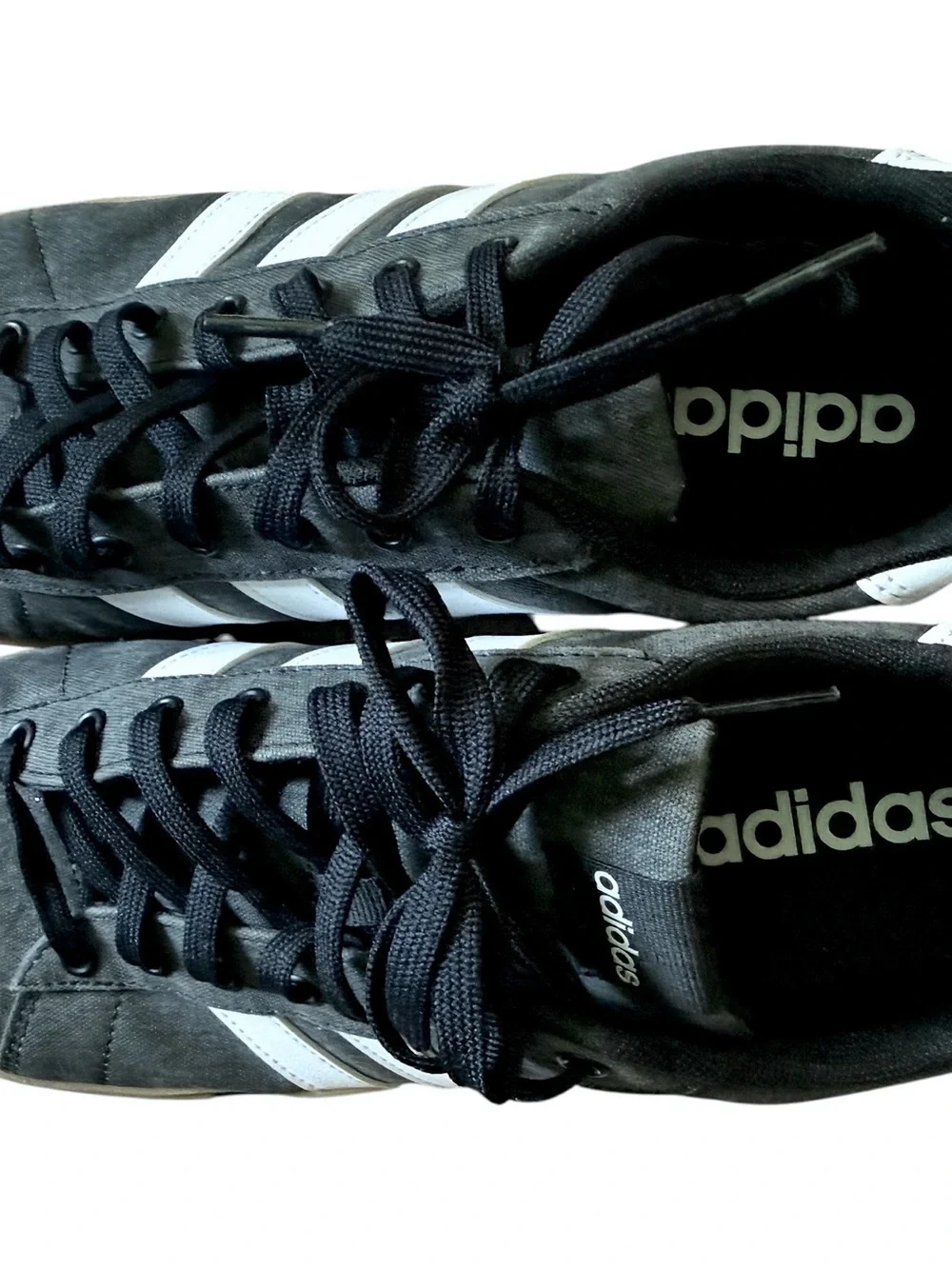 Adidas Daily 4.0 Gray Canvas Lace Up Sneakers Shoes Men's size 13